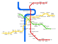 Prague transport - subway lines