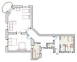 Luxury accommodation in Budapest Floor plan