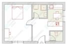 Nice apartment in Budapest Floor plan