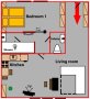 Condo Holeckova Prague Floor plan