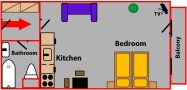 Apartment St. Wenceslas Prague Floor plan