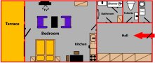 Studio Albertov Prague Floor plan