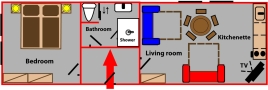 Apartment Old Town Prague Floor plan