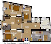 Large apartment Dlouha Old Town Floor plan