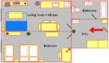 Apartment Wenceslas Square Prague Floor plan