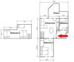 Apartment with terrace by Prague Castle Floor plan