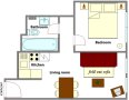 Apartment Prague National Theatre  Floor plan