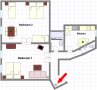 Apartment Masarykovo Embankment Prague Floor plan