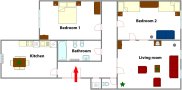 Apartment Charles Square Prague Floor plan