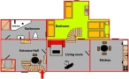 Karlova street Prague Apartment Floor plan