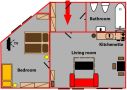 Apartment near Prague Museum Floor plan