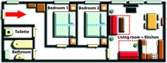 Large apartment Wenceslas Square Floor plan