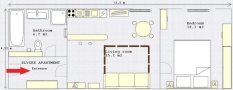 Luxury apartment Prague 1 Floor plan