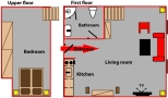 Appartment Mala Strana Prague Floor plan