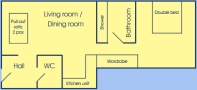 Accommodation National Museum Prague Floor plan