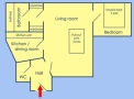 Accommodation Prague center Floor plan