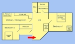 Accommodation Prague National Museum Floor plan