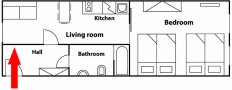 Prague Castle view Apartment Floor plan