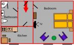 Studio Kralovske Vinohrady Praha Floor plan