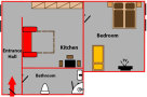 Andel Apartment Prague Floor plan