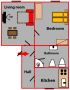 Accommodation Duskova Prague Floor plan