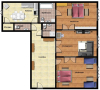 Prague Templova Apartment Floor plan