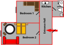 Apartment Prague Ujezd Floor plan