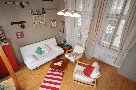 Stylish apartment Prague Hastalska Living room