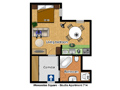 Accommodation in Studio Prague center Floor plan