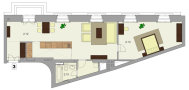 Residence Ostrovni Prague Floor plan