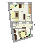 Rezidence Ostrovni - Ostrovní-One Bedroom No.1 Floor plan