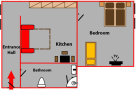 Andel Apartmany U Santosky - Apartmán 14 Floor plan