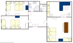 Old Town Apartments s.r.o. - Prague Central 4 (A21) 3B Floor plan