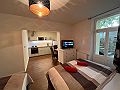 Riverbridge Studio Apartment Prague Living room