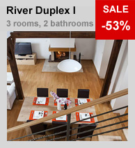 Duplex Riverview Apartment I in Prague