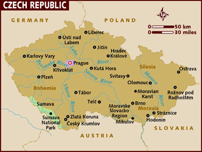 Czech Republic Map Czech Republic Map